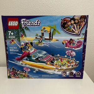 Lego Friends Party Boat 41433 Building Kit 640 pieces Toy Retired Set NEW Sealed
